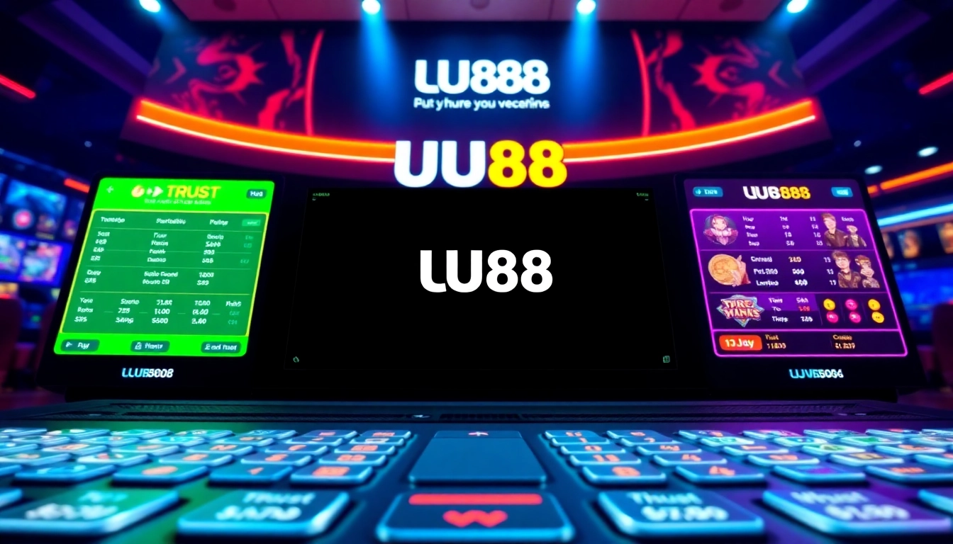 UU88 online casino platform showing secure login and gaming options, emphasizing safety and entertainment.