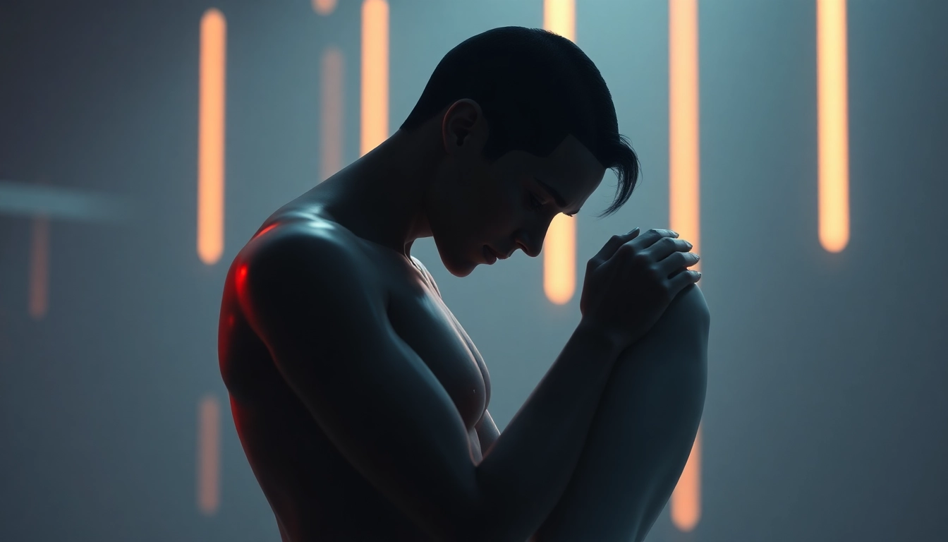 High-quality NSFW AI-generated scene showing a hyper-realistic virtual avatar engaging in an intimate moment, designed for authentic visuals.
