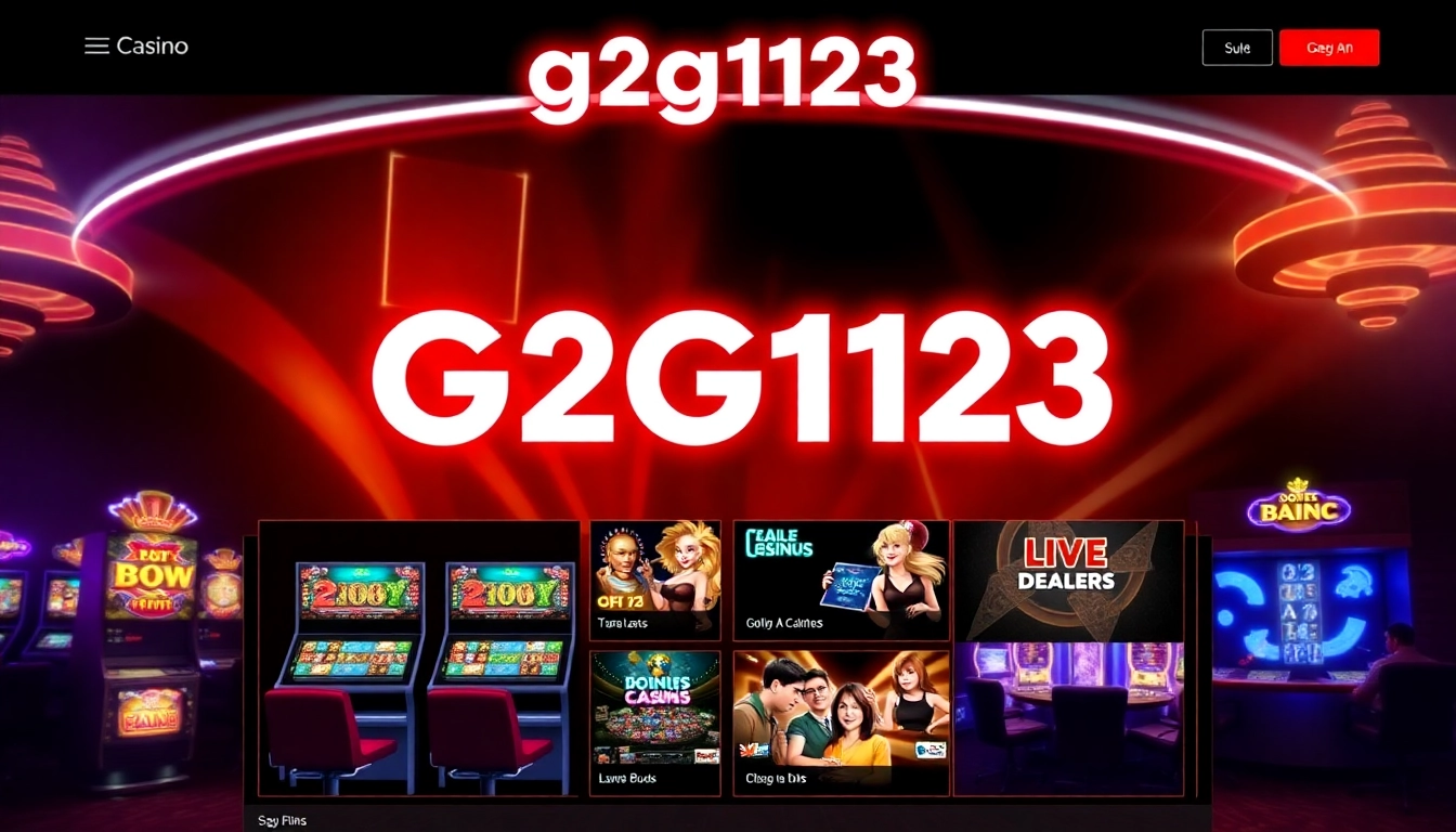 g2g123 สล็อตเว็บตรง ตื่นเต้นไปกับสล็อตสดและเกมคาสิโนจากเว็บตรงชั้นนำในประเทศไทย