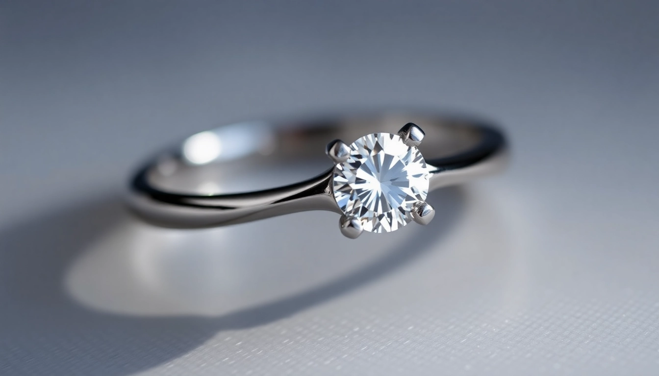 Modern engagement rings displayed on a velvet cushion, featuring minimalist designs with dazzling diamonds, emphasizing style and craftsmanship for special moments.