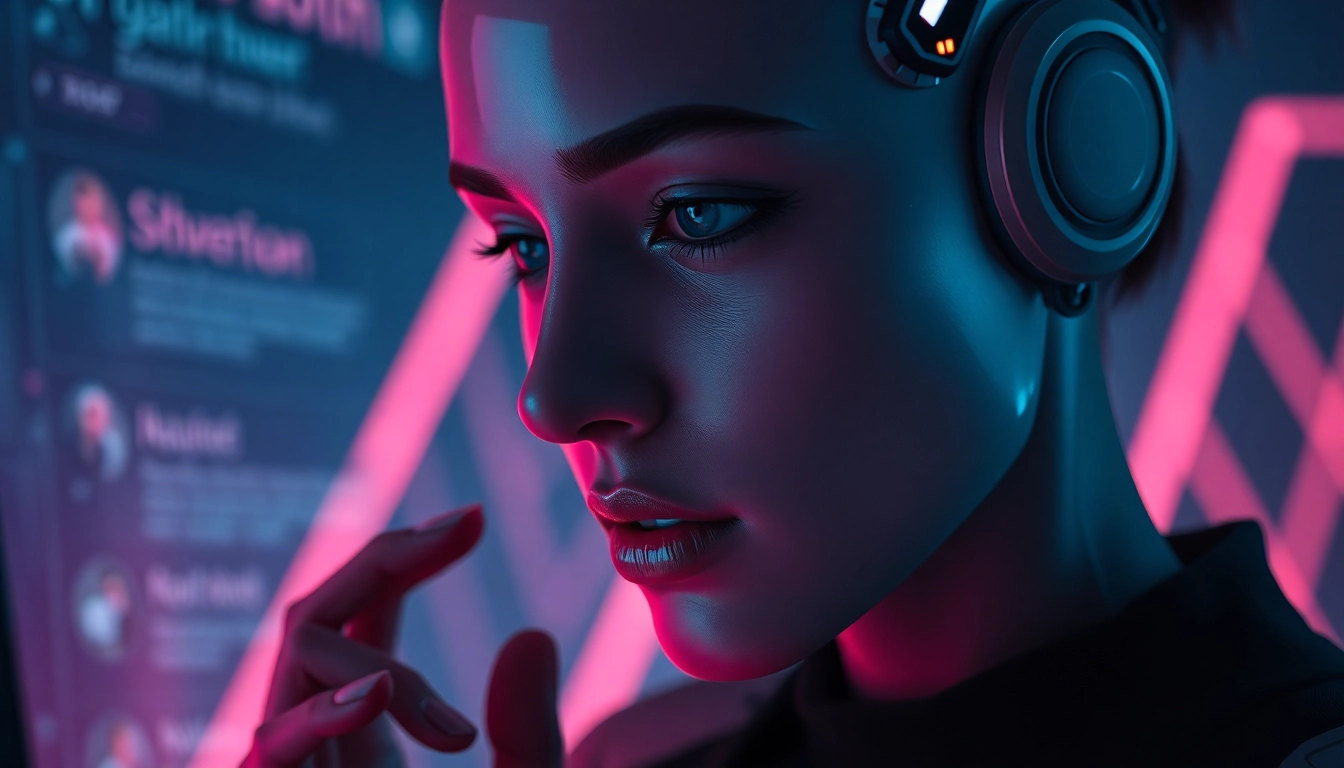 Engaging NSFW AI chat scene with a seductive digital avatar for adult conversations and unfiltered AI interactions.