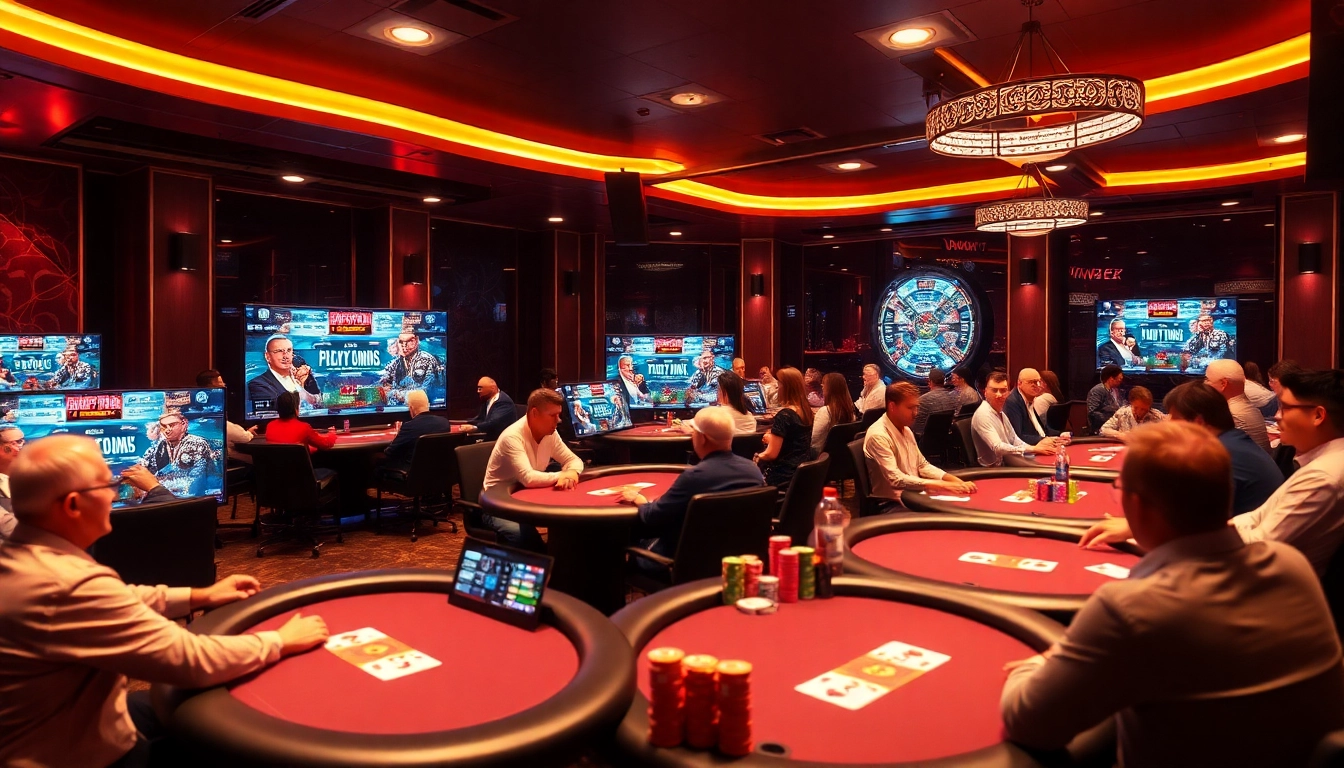 Image showing top-rated poker enthusiasts playing on the best pokerbros clubs platform, highlighting lively action and variety of poker games for all skill levels.