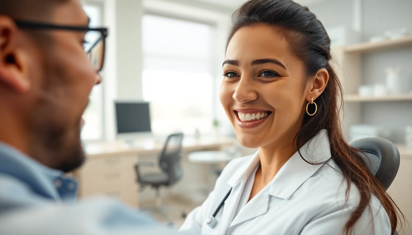 Ventura Bright Dental professional performing dental checkup in a warm, inviting clinic environment