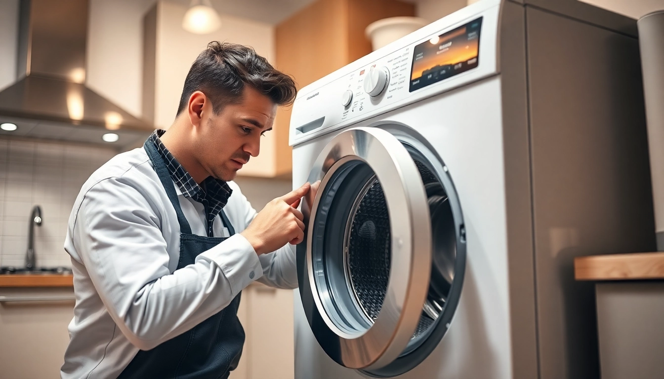Experienced technician performs washing machine repair Toronto in home, ensuring quick and