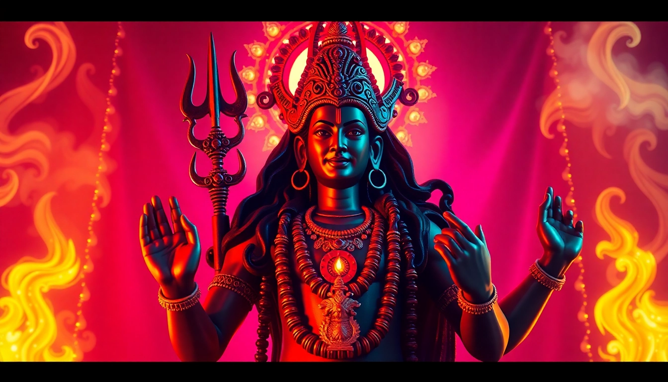 Mahadev book promotional banner featuring Lord Shiva with spiritual symbols, emphasizing trust