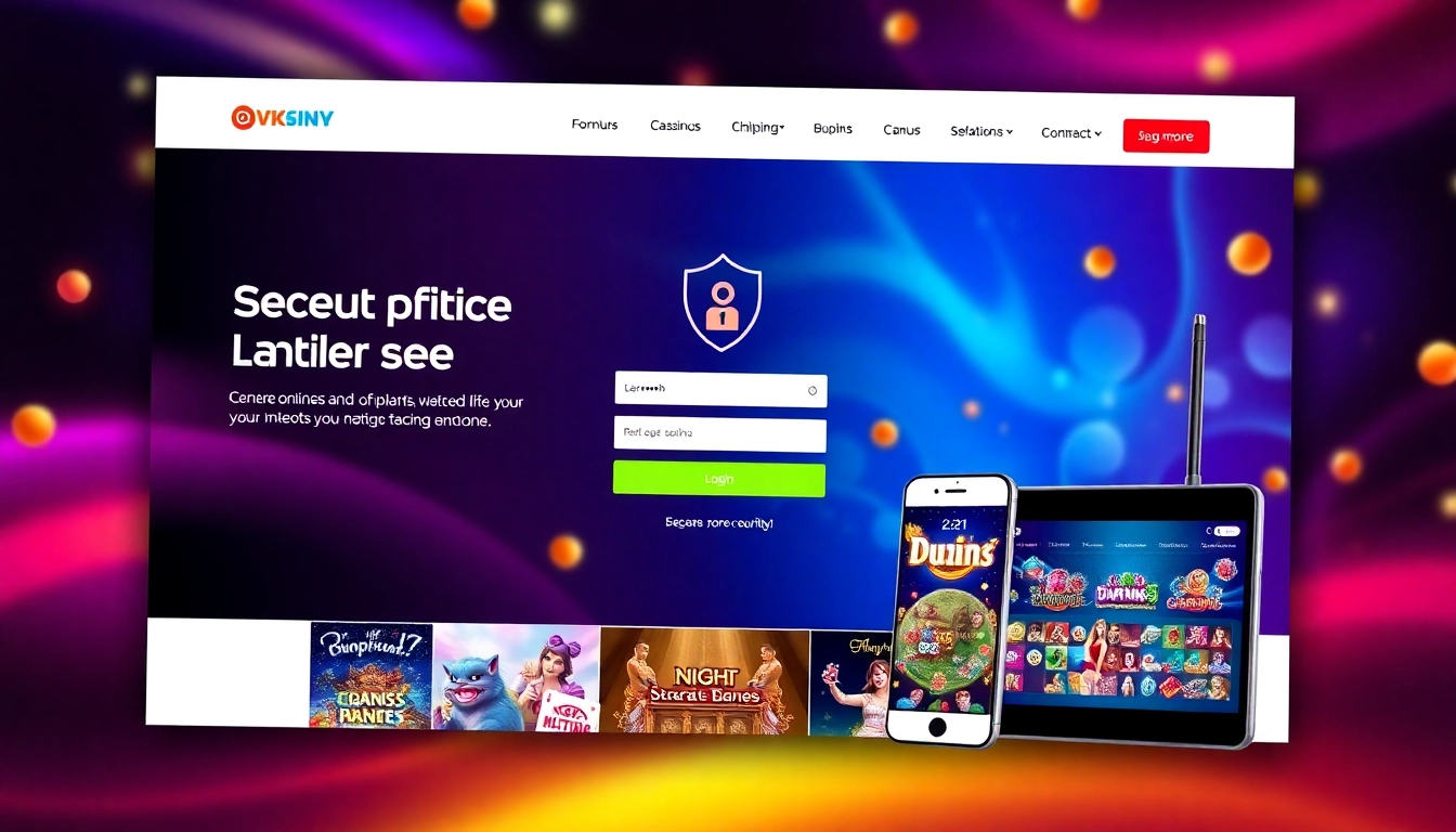 Hengongbet online casino login page on modern mobile device with secure features and vibrant