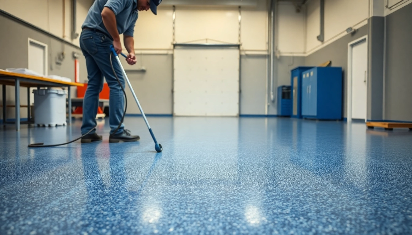 Professional application of epoxy resinning Birmingham for durable, high-quality floor finishes