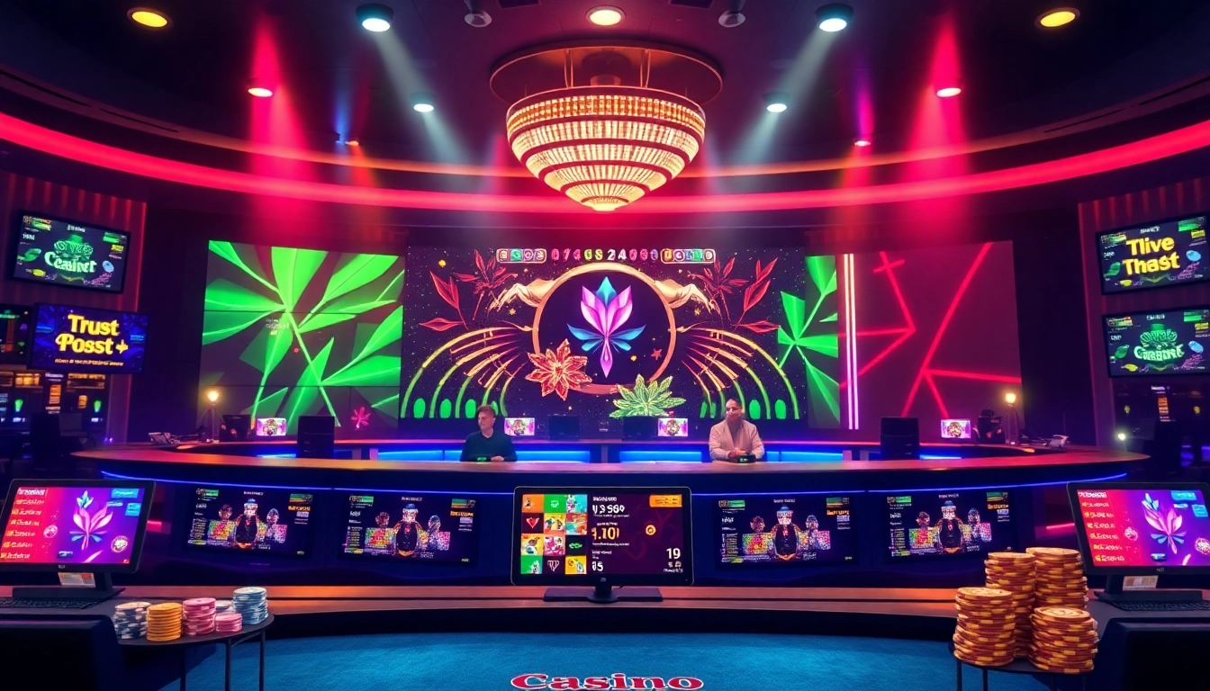 Professional online casino platform showcasing live dealer games, highlighting secure casino