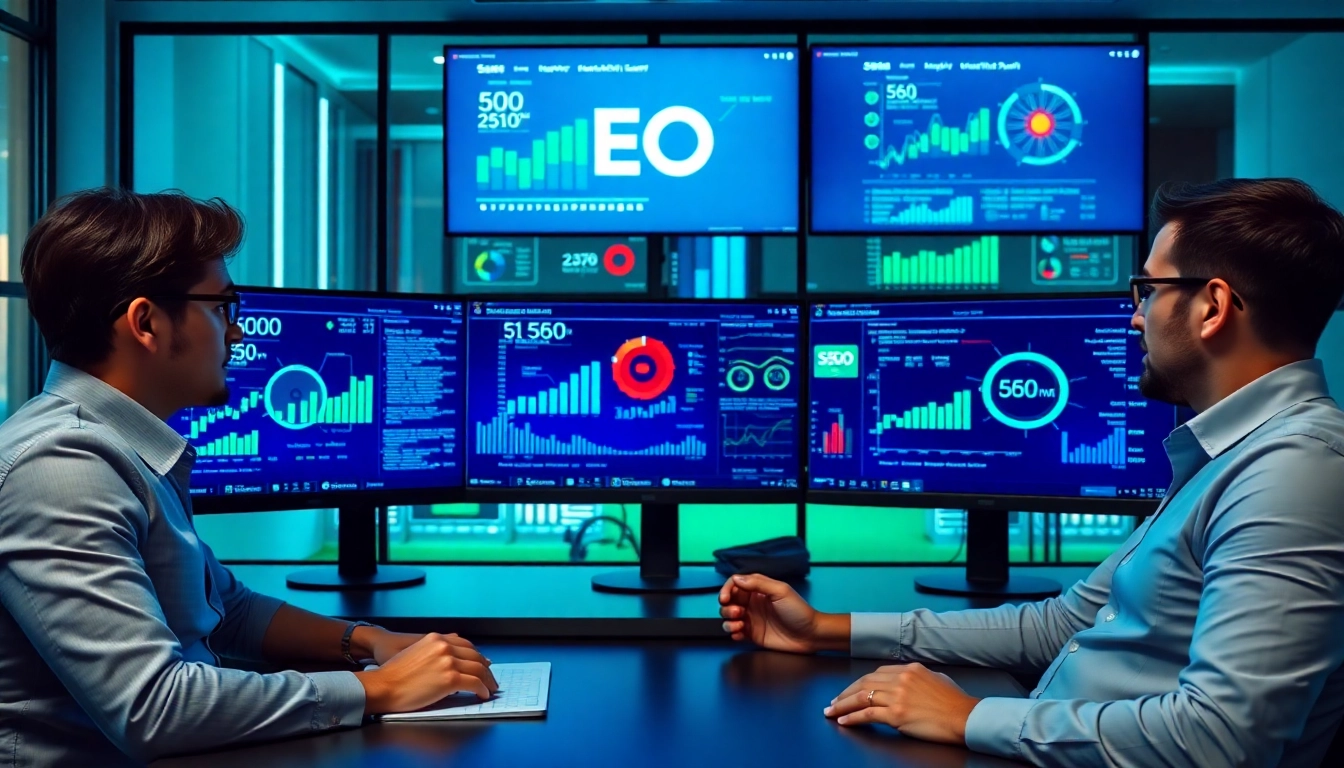 Expert team analyzing agency de posicionamiento web strategies to boost online visibility and