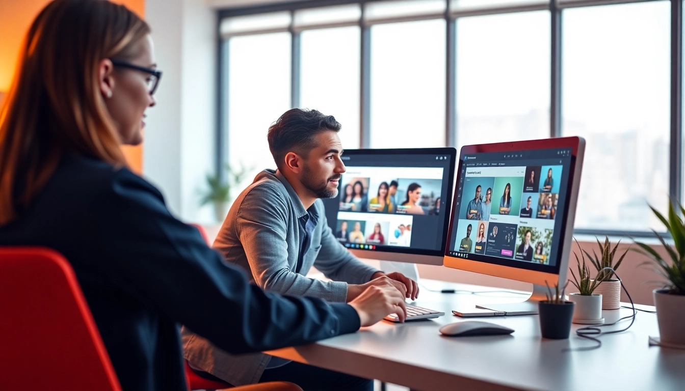 Professional educator creating a personalized e-learning authoring tool with engaging visuals